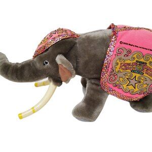 Vintage 1992 Ringling Bros. Barnum & Bailey Circus Plush Elephant